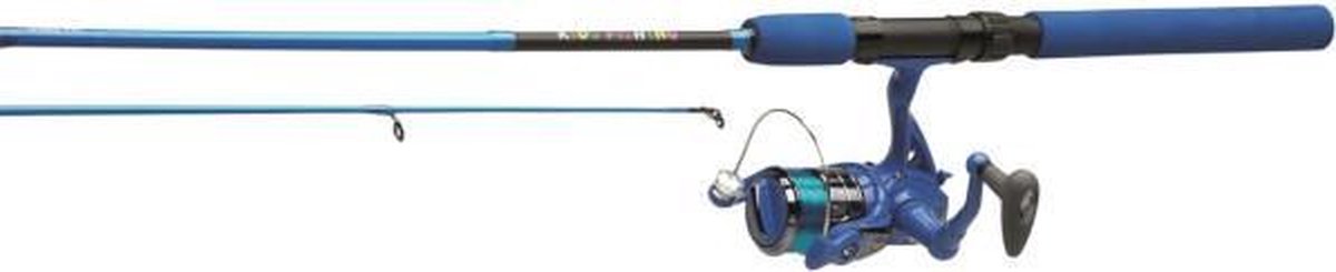 Kinetic Kids Fishing Spin Combo 1.70m 4-20gr Blauw | Roofvis set