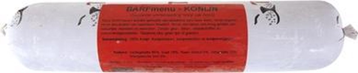 Barfmenu konijn hondenvoer - 500 gr - 10 stuks