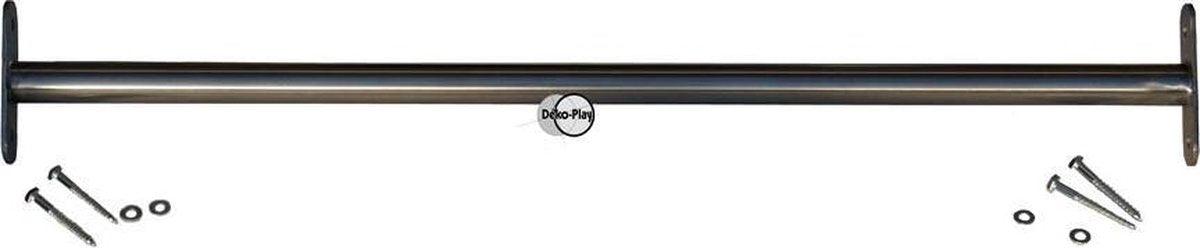 Rekstok 90cm - bevestiging set - RVS
