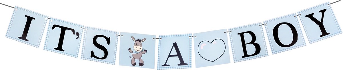 Tib Slinger It's A Boy 165 Cm Karton Blauw