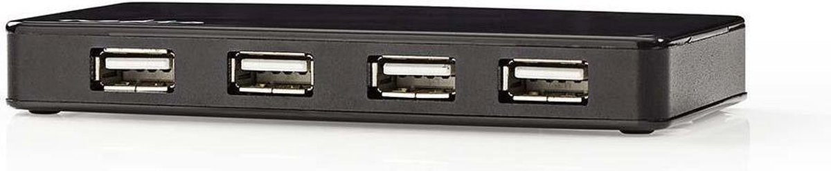 USB-Hub | 4-Poorts | USB 2.0 | Netvoeding / USB Gevoed | 4x USB