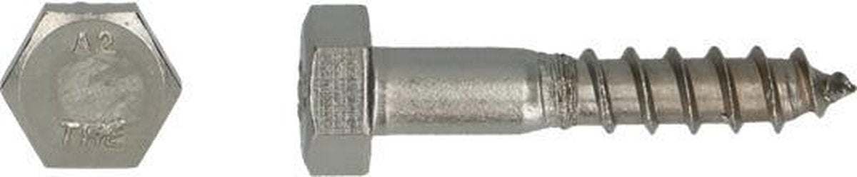 Houtdraadbout DIN 571 Ø10