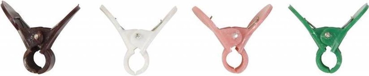 Croquet clips 1e of 2e kleuren 2e Kleuren