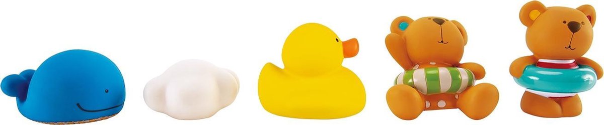 Hape Waterspuiters Teddy And Friends 5-delig