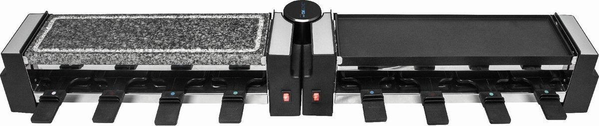 Clatronic RG 3678 - Raclette/Steengrill - 4 Personen