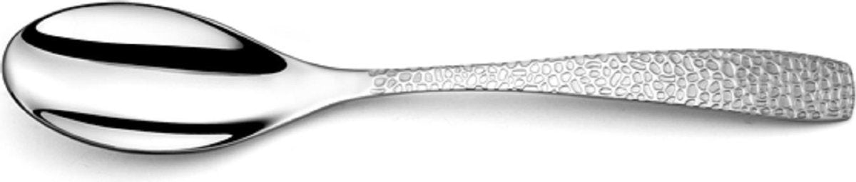 Amefa Bongo - Tafellepel - RVS 18/0 - (Set van 12) en Yourkitchen E-kookboek