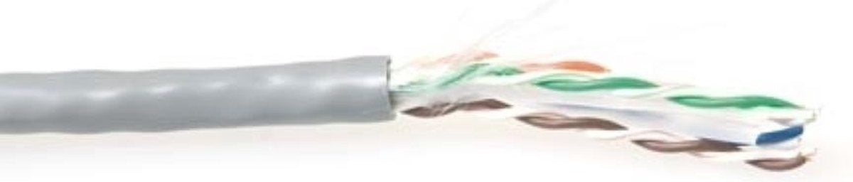ACT CAT6 U/UTP PVC massief met adersplitter 100m rol