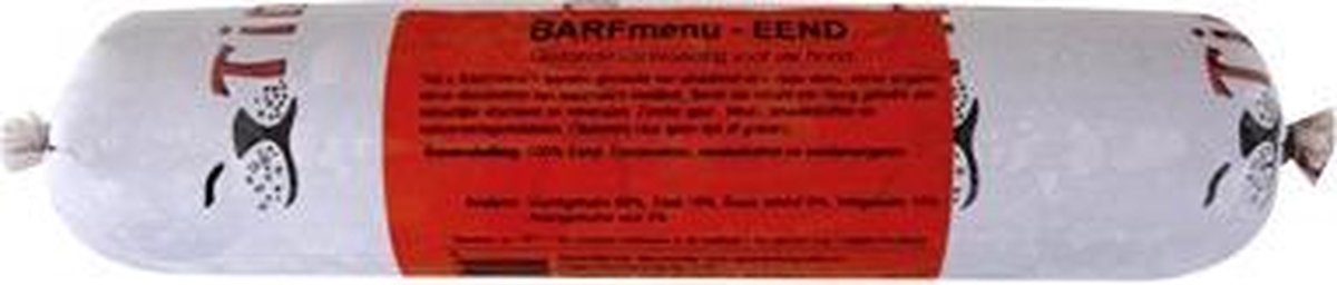 Barfmenu eend hondenvoer - 500 gr - 1 stuks
