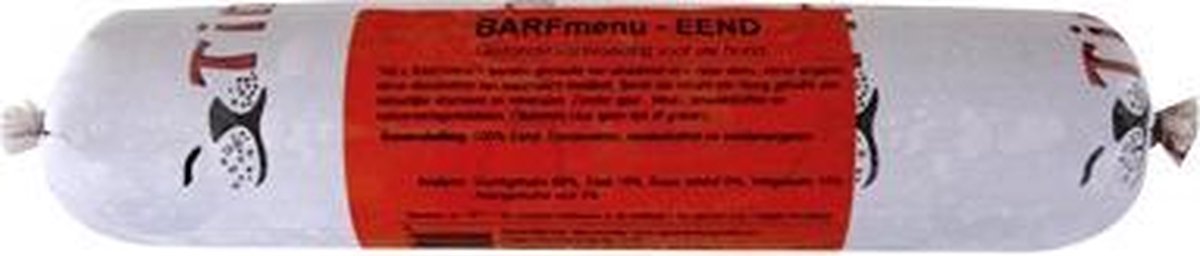 Barfmenu eend hondenvoer - 500 gr - 10 stuks