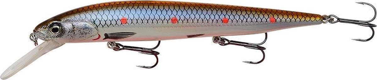 Savage Gear 3D Smelt Twitch N Roll MR - Floating - Smelt Hotspot - 14cm -20g - Zilver