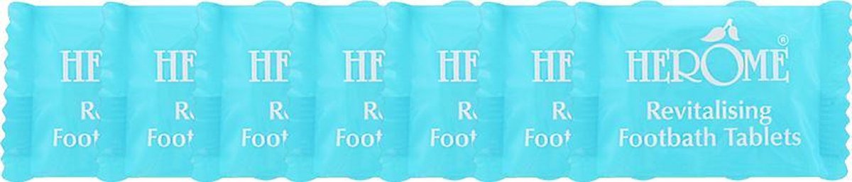 Herome Revitalising Footbath Tablets - 7 stuks - Voor een Voetbad - Verlichtend - Verfrissend - Verzachtend