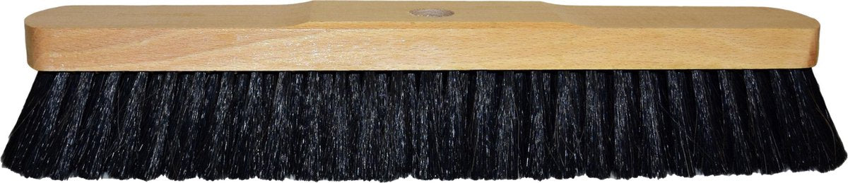 Zaalveger - Zachte Bezem - 50 cm - Paardenhaar mix - Verniste Zadelrug - 3602