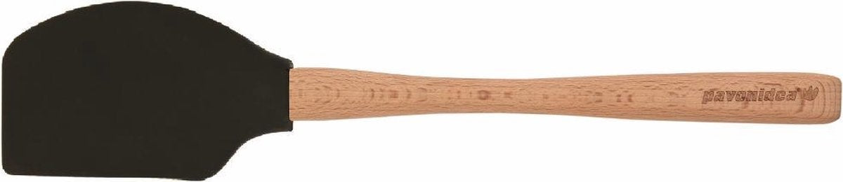 PavonIdea Spatel - Siliconen - Zwart - 32 cm