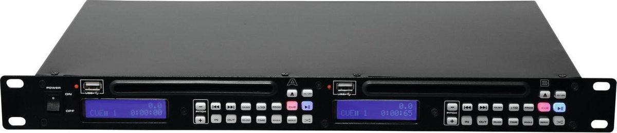 OMNITRONIC DMP-202 Dual USB/CD Player