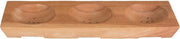 Houder van Mahonie Hout voor 3 Shampoo Bars