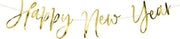 Happy New Year gouden slinger - 2 meter