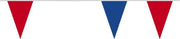 Vlaggenlijn 10 meter - Rood/Wit/Blauw
