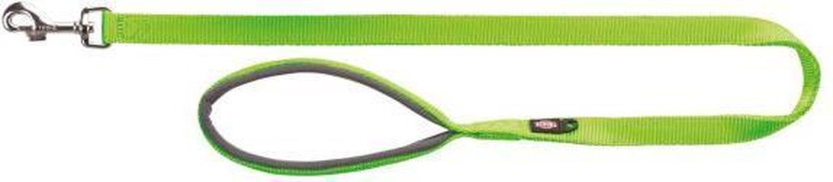 Trixie hondenriem premium appelgroen 120x1