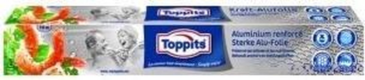 Toppits Aluminum Foil 30cmx10m Pack Of 4 Pieces