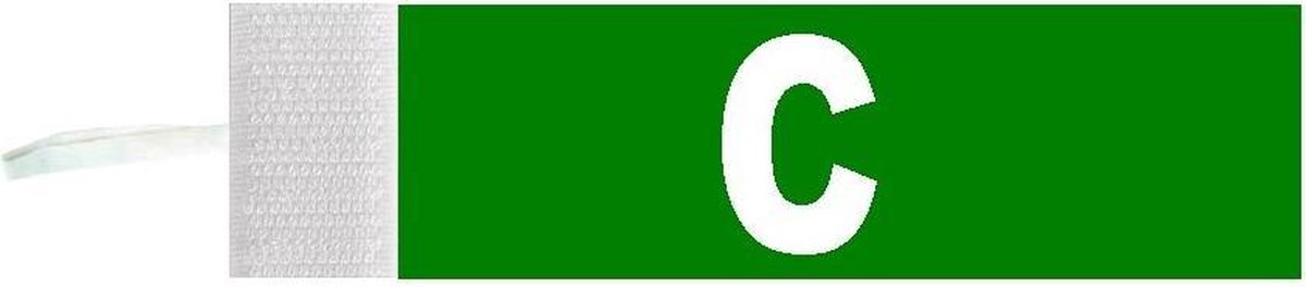 Atipick Aanvoerdersband Junior Velcro Groen One-size