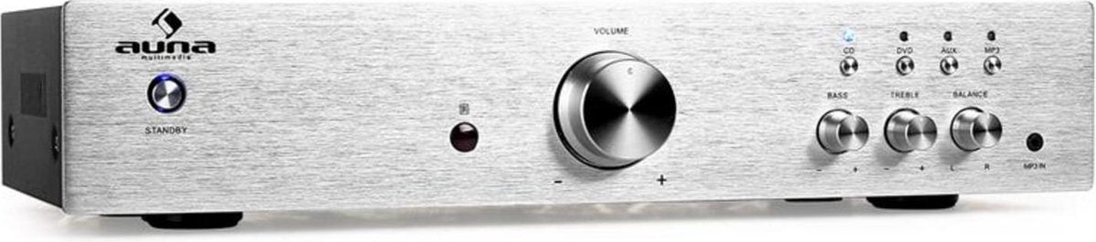 Auna AV2-CD508 Thuis Bedraad Zilver audio versterker