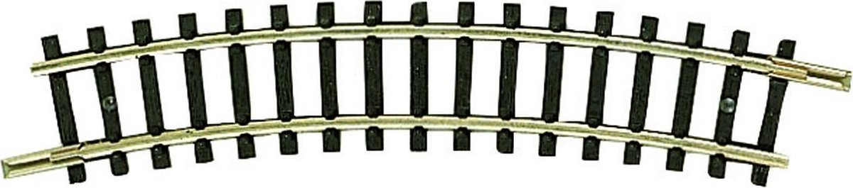22231 N Fleischmann rails (zonder ballastbed) Gebogen rails 24 ° 194.6 mm