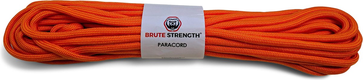 Paracord - Touw - 6 mm - 20 meter - Oranje - 400 kg trekkracht