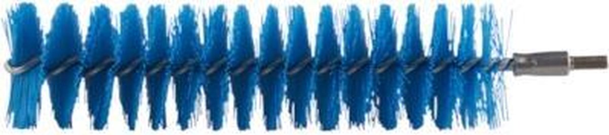 Vikan pijpenborstel blauw medium voor flex. kabel