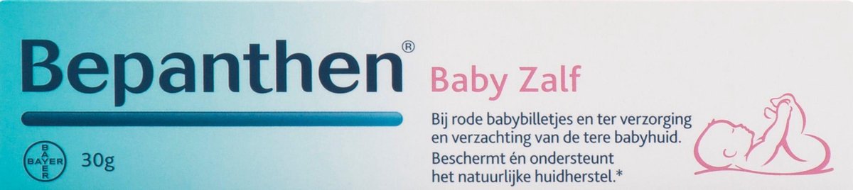 Bepanthen Baby Zalf voor de droge babyhuid en bij luieruitslag