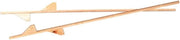 Blanke Houten Stelten 2 Hoogtes 180 cm