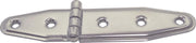 Staartscharnier - 133x28x3 - Rvs 304 - Knoop boven