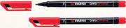 56x Stabilo OHP-marker OHPen Universal Permanent rood