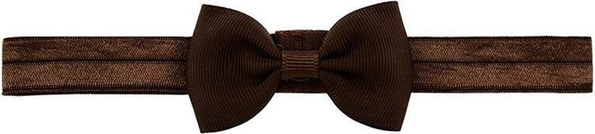 JillyBee - Haarband - Haren - Band - Baby - Strik - Fijn - Bruin