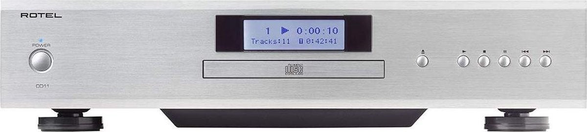 Rotel CD 11 Zilver - CD Speler - Zilver - Hoogwaardige CD-Speler