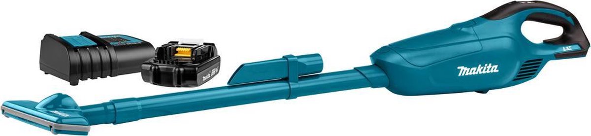 Makita DCL182SY 18V Li-Ion accu stofzuiger set (1.5Ah) - blauw