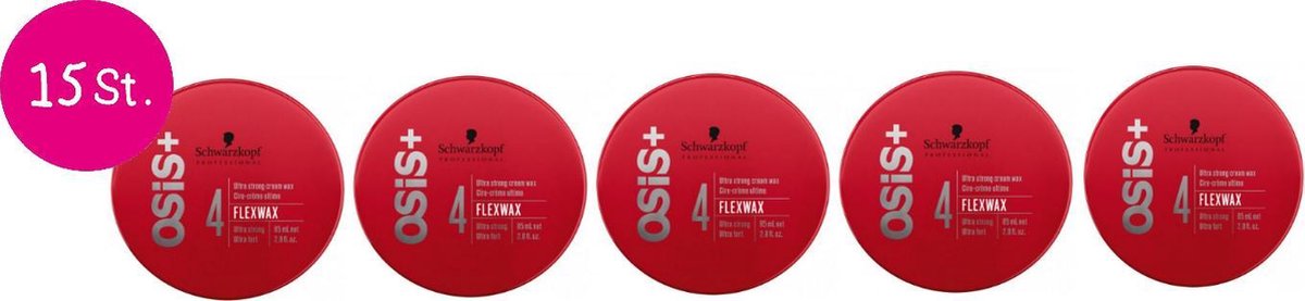 15x Schwarzkopf Osis Flexwax 85ml