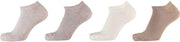 8-Pack Biologisch Katoenen Sneakersokken 158490000 Apollo - Unisex - beige - 43-46