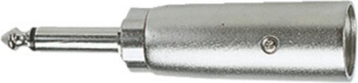 3 Pin XLR Male to 6.35 mm Mono Plug Adapter
