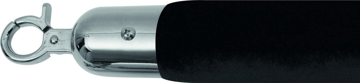 Kordel für Absperrpfosten schwarz / silber AF 220