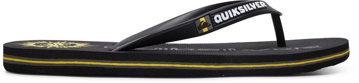 Quiksilver Molokai Rave Heren Slippers - Black/Grey - Maat 40