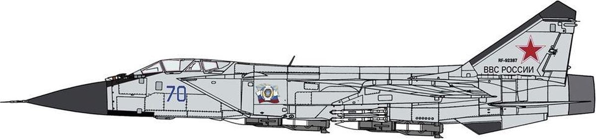 Hasegawa - 1/72 Mikoyan-31b Foxhound (3/20) * - HAS602321 - modelbouwsets
