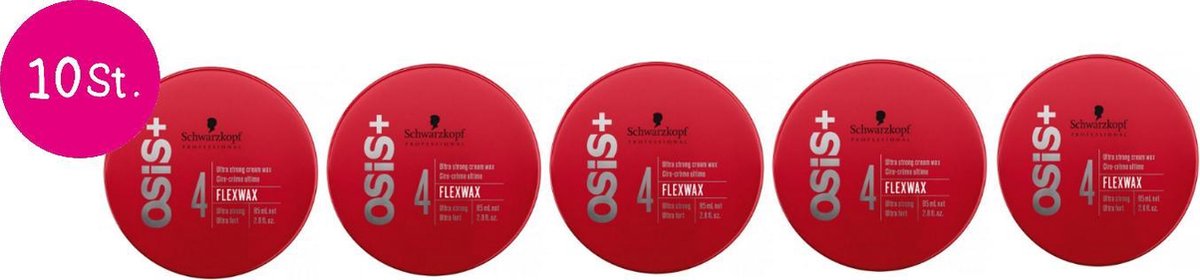10x Schwarzkopf Osis Flexwax 85ml