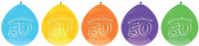 Ballonnen 'Abraham 50’ - 10 stuks
