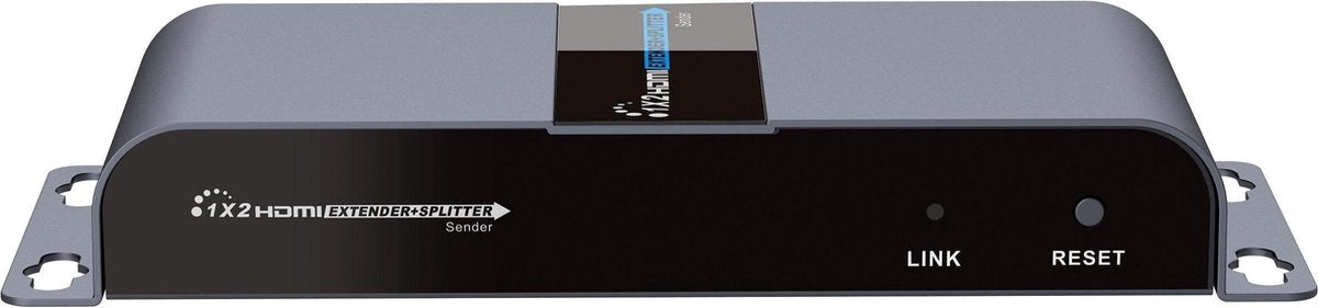 Techly HDMI 1x2 Extender/Splitter Set met IR über RJ45 500m