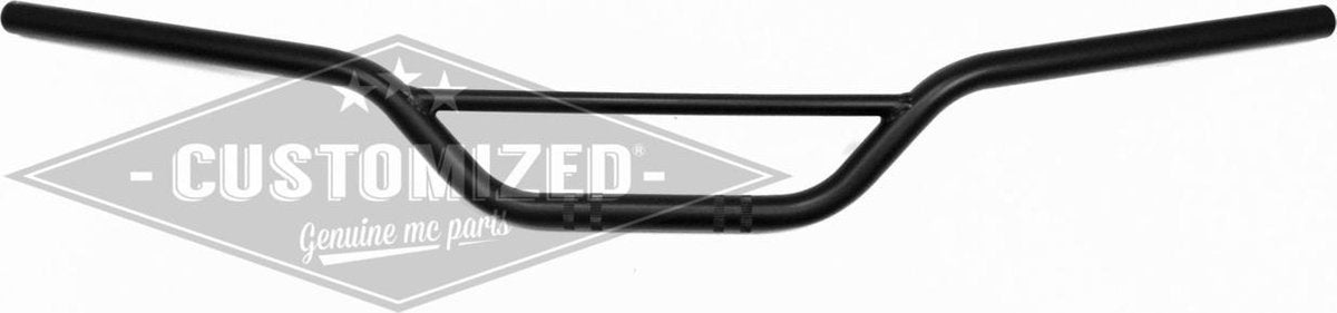 7/8 Inch (22mm) Universeel Stuur Scrambler 10cm Zwart