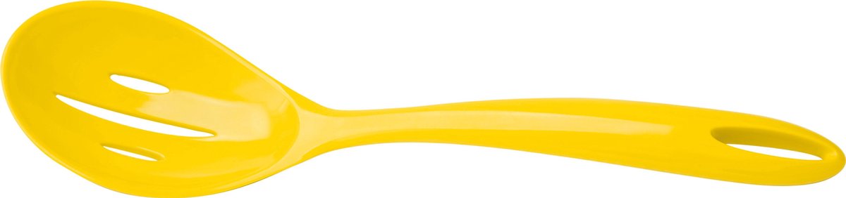 Zak!Designs Splice Opscheplepel - Incl. Gaatjes - Melamine - 31 cm - Geel