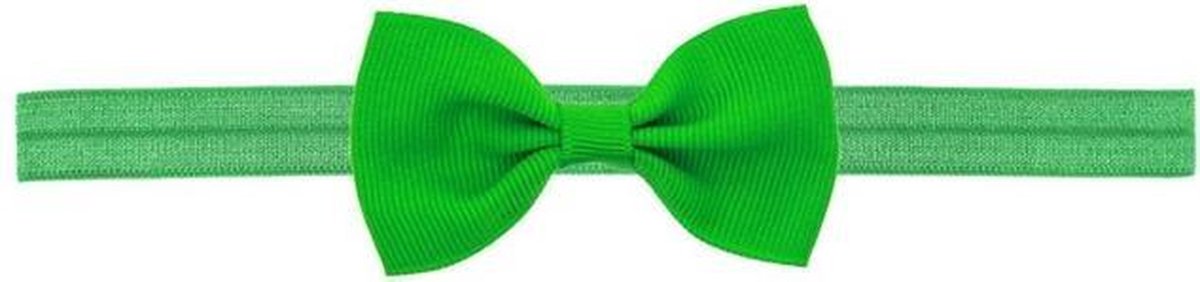 Baby haarband Strik - Donker Groen