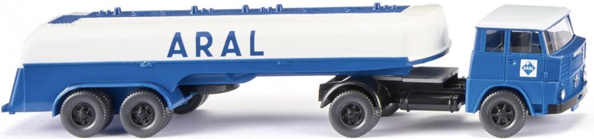 WIKING Henschel HS 14/16 Tanksattelzug 'Aral' 1961 schaalmodel 1:87