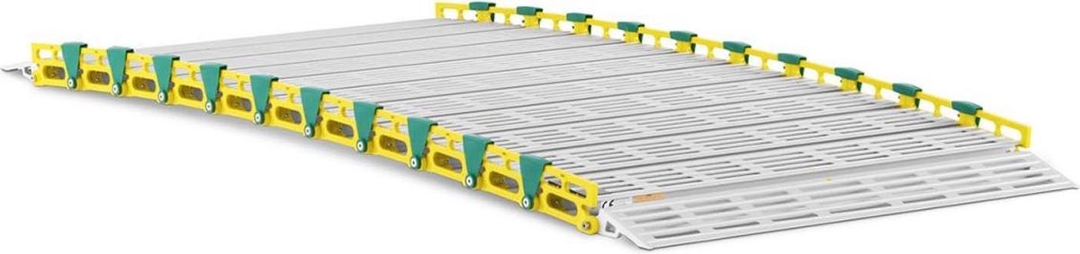MSW Aluminium oprijplaat - draagbaar - 500 kg - 1965 x 914 mm