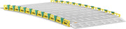 MSW Aluminium oprijplaat - draagbaar - 500 kg - 1965 x 914 mm